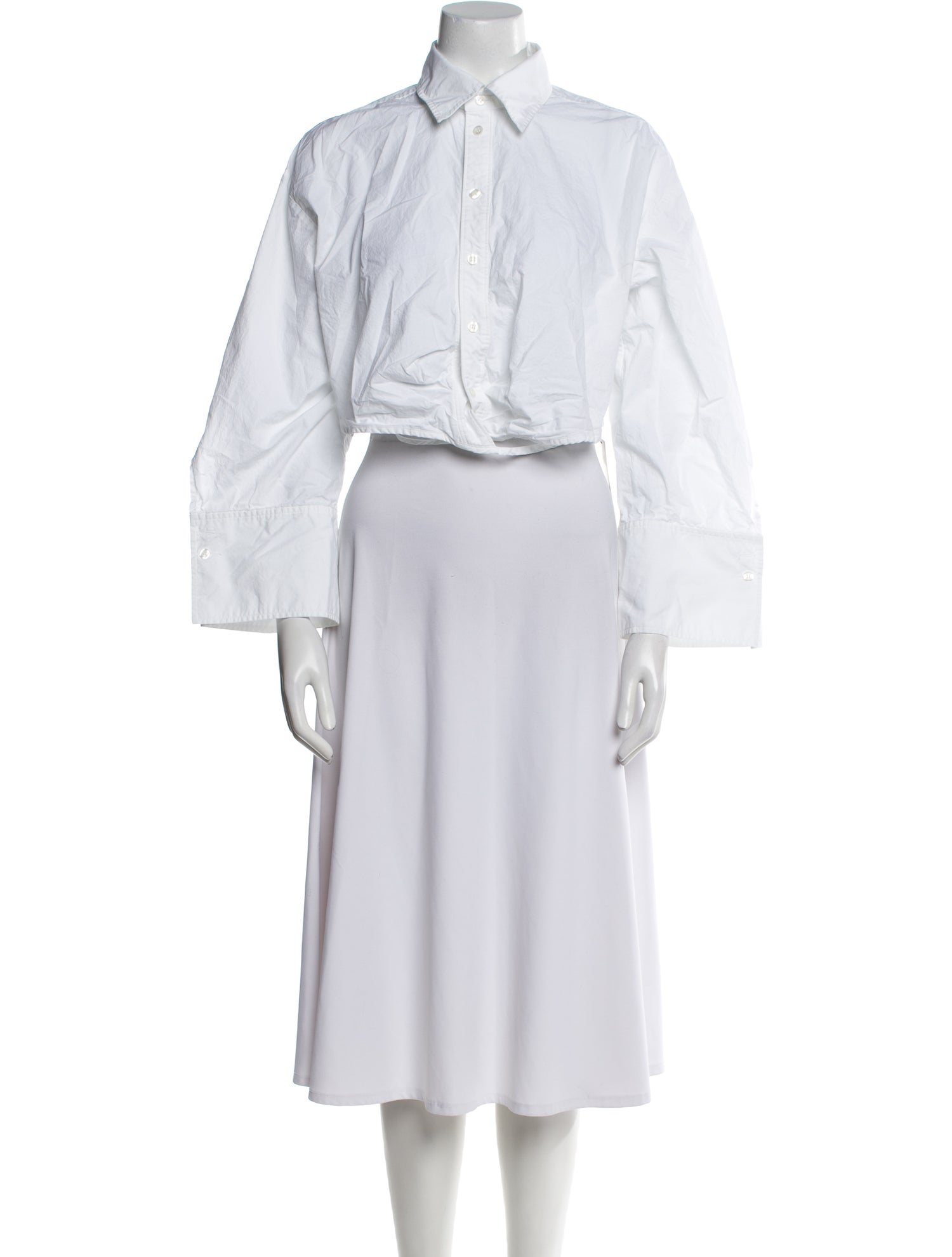 A.L.C. Long Sleeve Crop Top