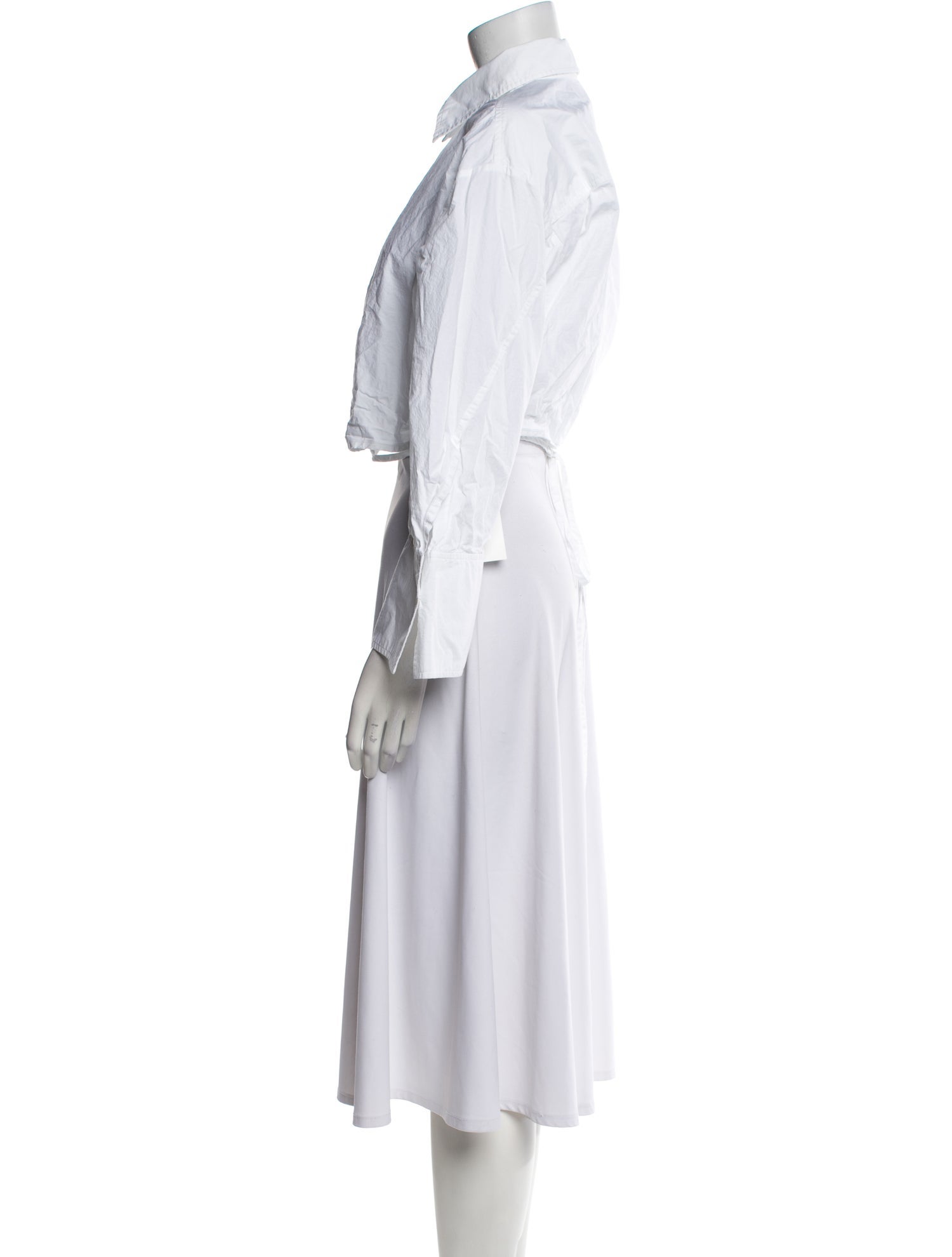 A.L.C. Long Sleeve Crop Top