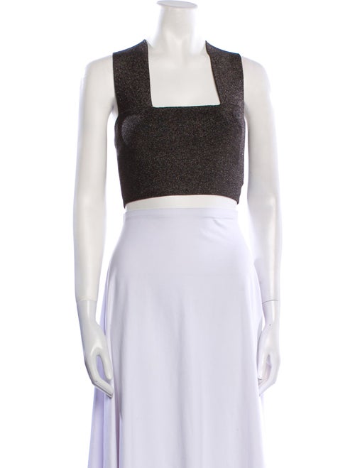 A.L.C. Square Neckline Sleeveless Crop Top