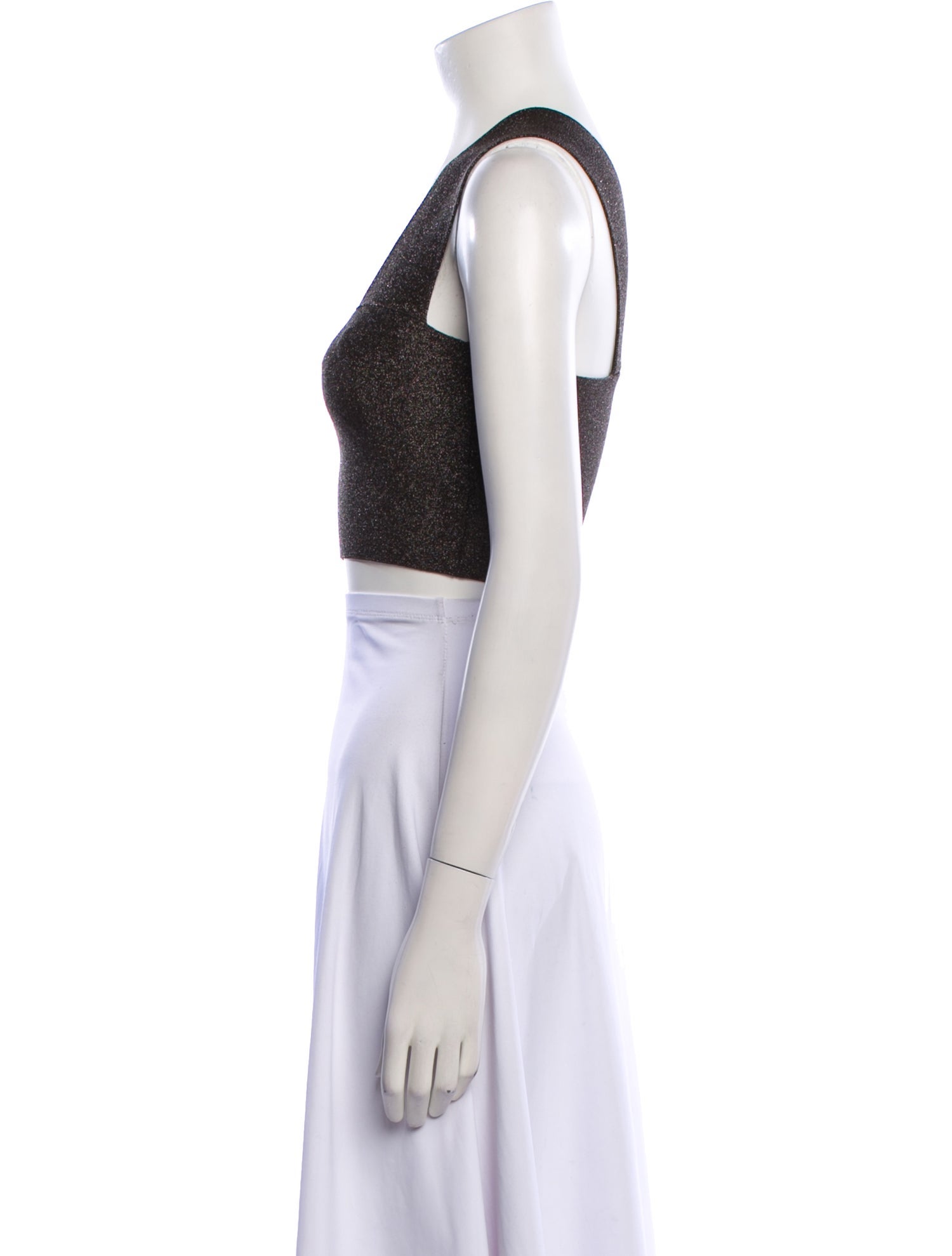 A.L.C. Square Neckline Sleeveless Crop Top