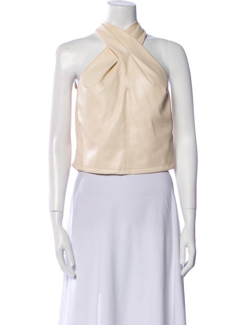 A.L.C. V-Neck Sleeveless Crop Top