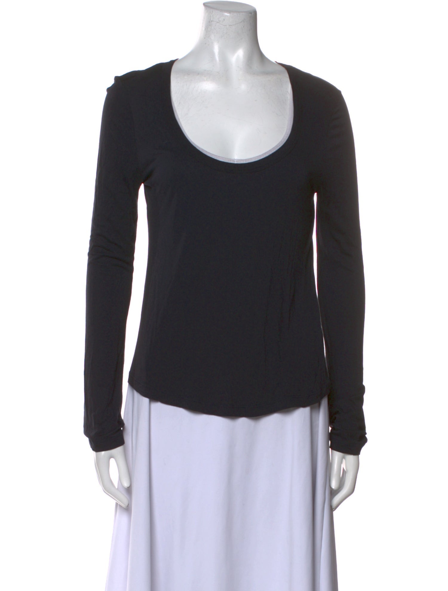 A.L.C. Scoop Neck Long Sleeve Top