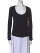A.L.C. Scoop Neck Long Sleeve Top