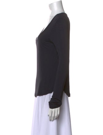A.L.C. Scoop Neck Long Sleeve Top