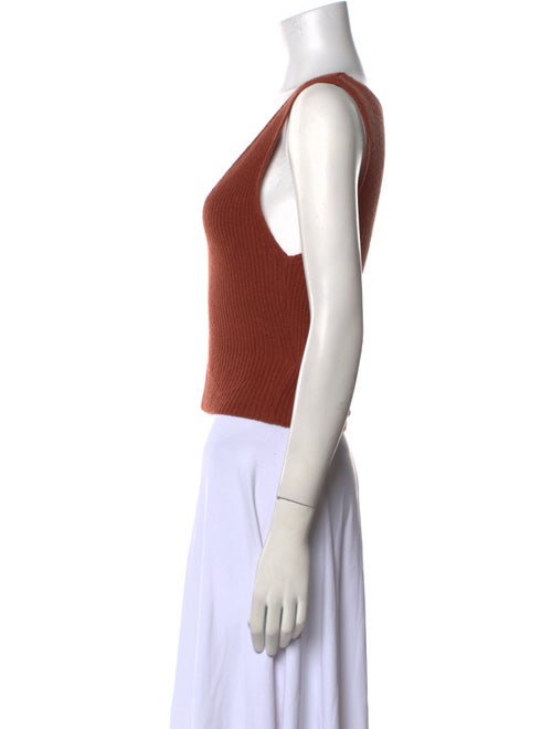 A.L.C. V-Neck Sleeveless Crop Top
