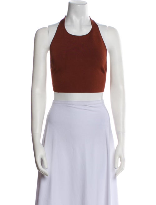 A.L.C. Halterneck Sleeveless Crop Top
