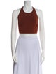 A.L.C. Halterneck Sleeveless Crop Top