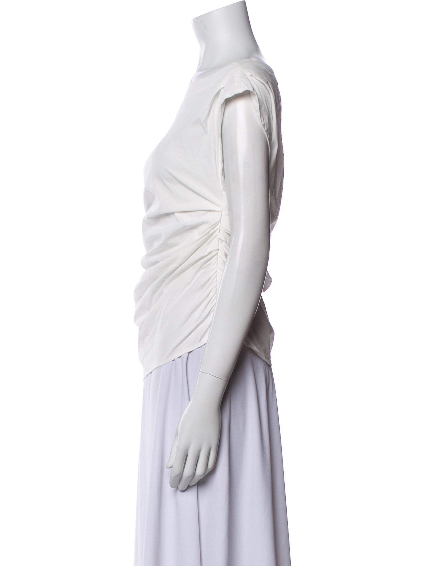 A.L.C. One-Shoulder Short Sleeve Top