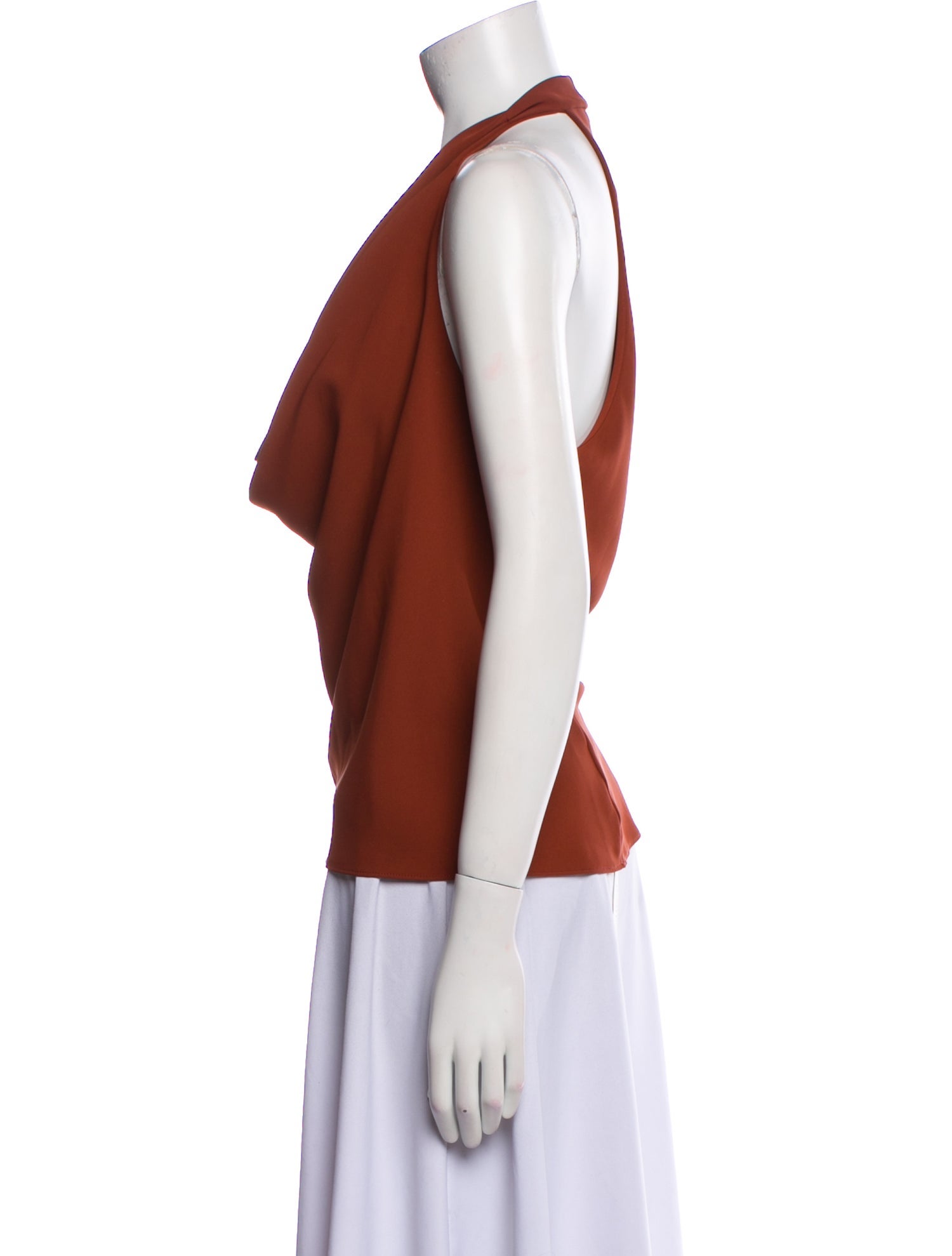 A.L.C. Cowl Neck Sleeveless Top