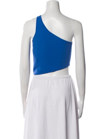 A.L.C. One-Shoulder Sleeveless Crop Top