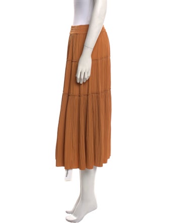 A.L.C. Ruffle Embellishment Midi Length Skirt