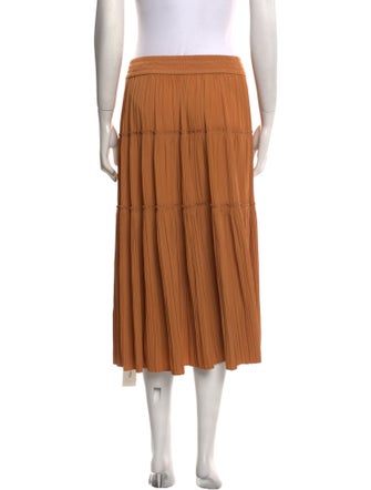 A.L.C. Ruffle Embellishment Midi Length Skirt