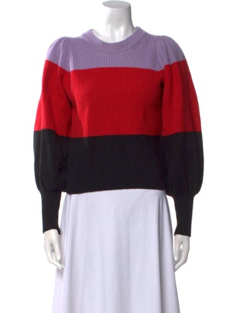 A.L.C. Striped Crew Neck Sweater