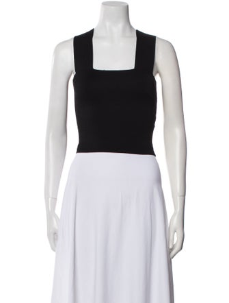 A.L.C. Square Neckline Sleeveless Crop Top