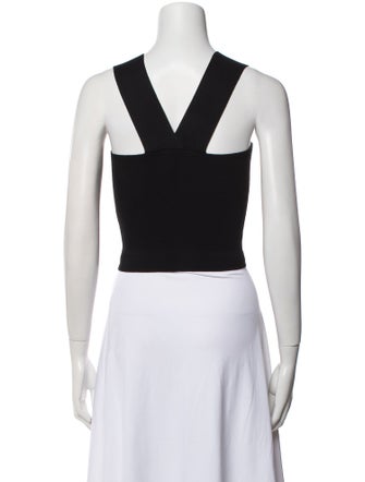 A.L.C. Square Neckline Sleeveless Crop Top