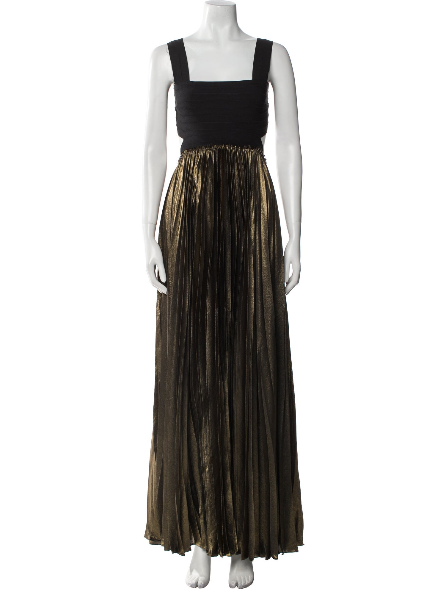 A.L.C. Colorblock Pattern Long Dress