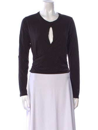 A.L.C. Crew Neck Long Sleeve T-Shirt