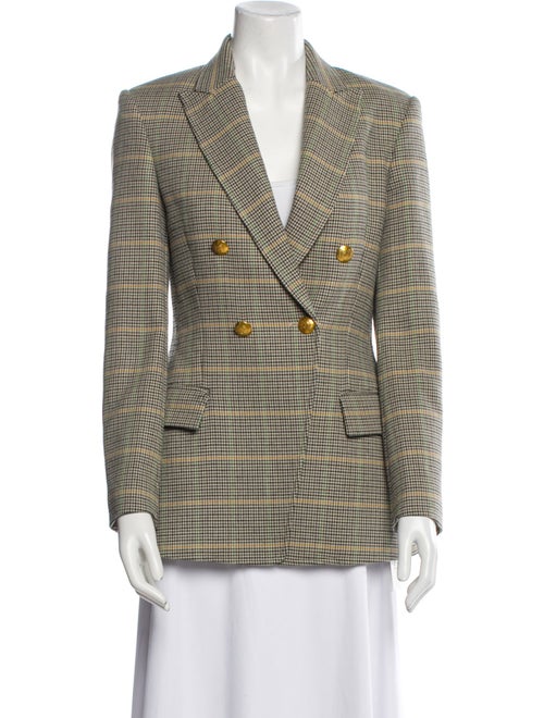 A.L.C. Plaid Print Blazer