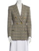 A.L.C. Plaid Print Blazer