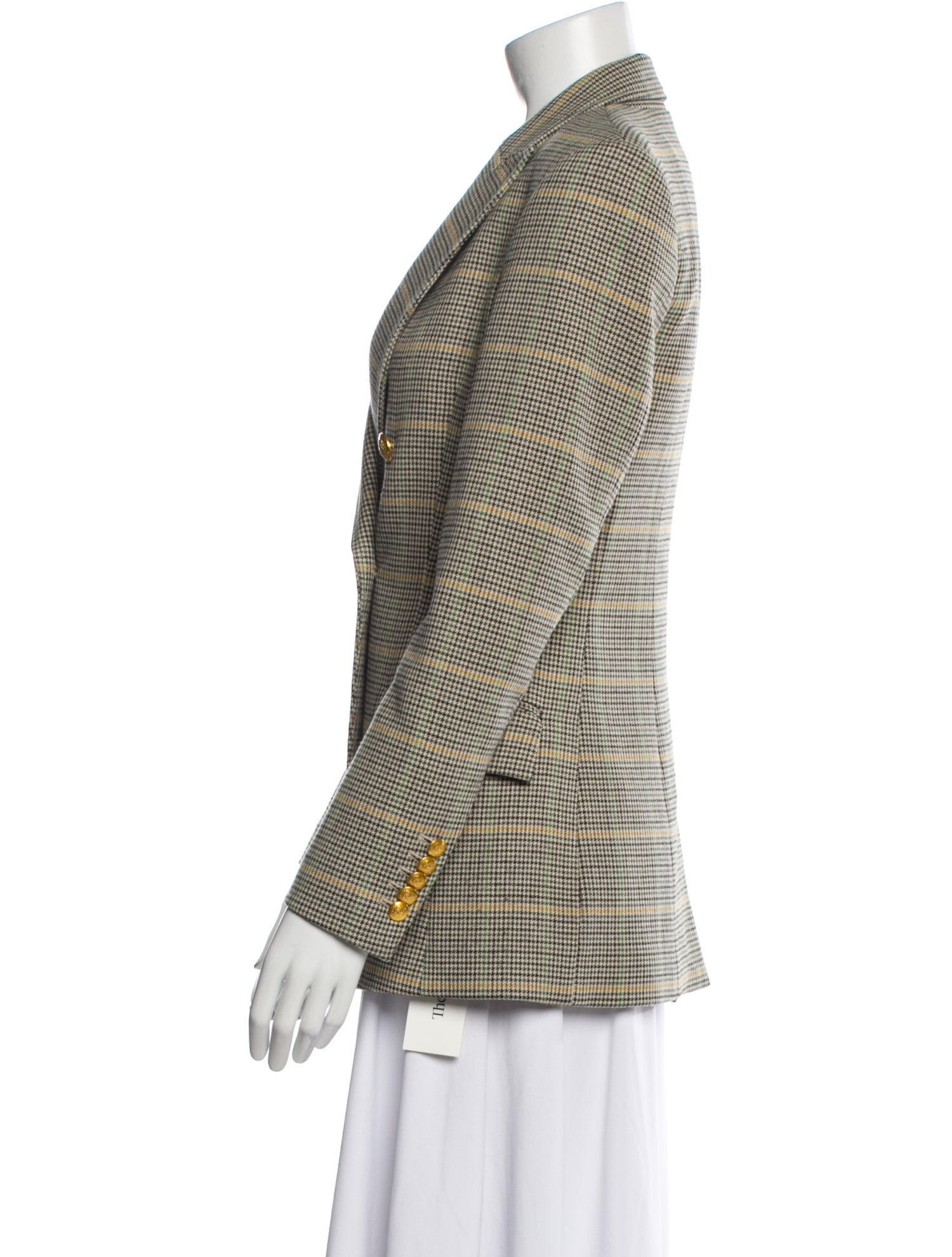 A.L.C. Plaid Print Blazer