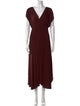 A.L.C. V-Neck Midi Length Dress