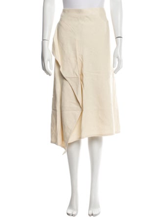 A.L.C. Linen Midi Length Skirt