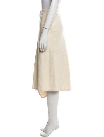 A.L.C. Linen Midi Length Skirt