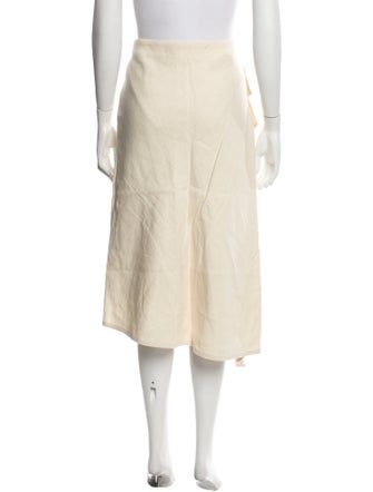 A.L.C. Linen Midi Length Skirt