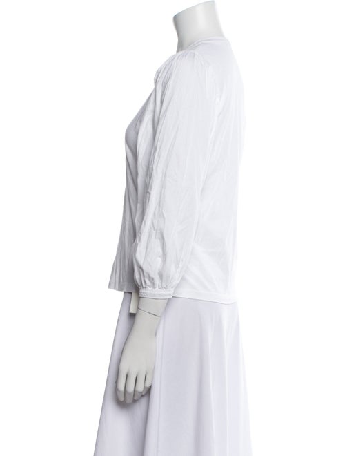 A.L.C. Crew Neck Three-Quarter Sleeve Top