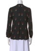 A.L.C. Silk Floral Print Blouse