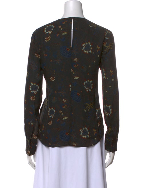 A.L.C. Silk Printed Blouse