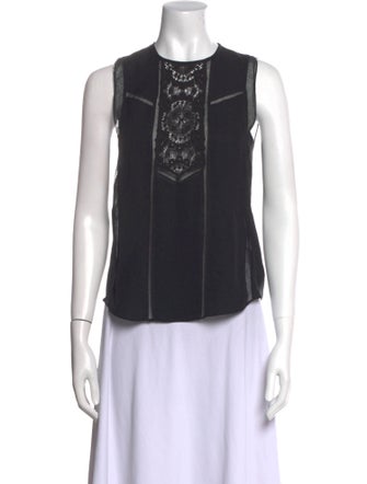 A.L.C. Silk Striped Top