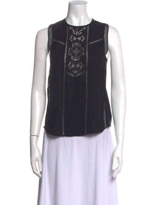 A.L.C. Silk Striped Top