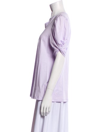 A.L.C. Scoop Neck Short Sleeve T-Shirt