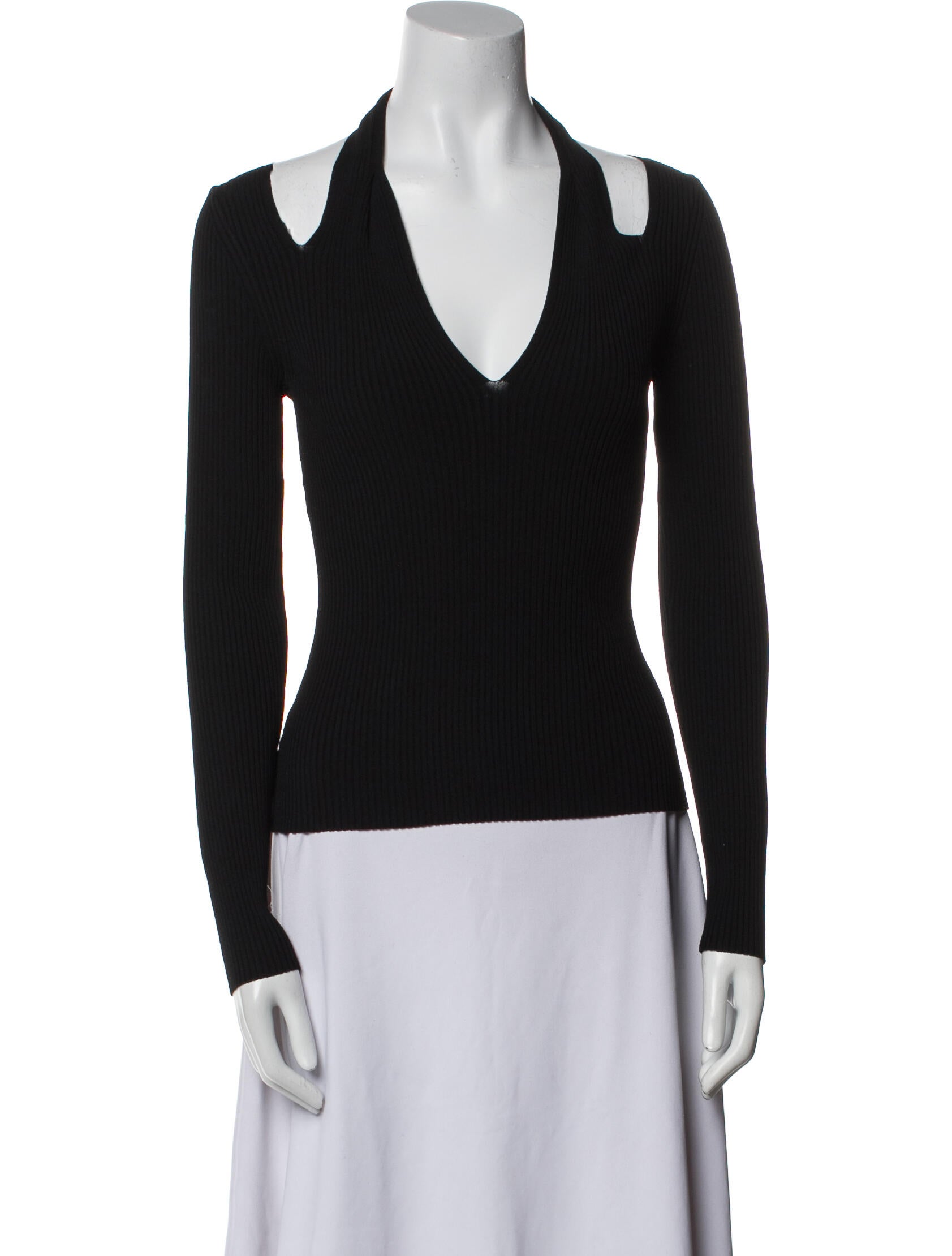 A.L.C. V-Neck Long Sleeve Top