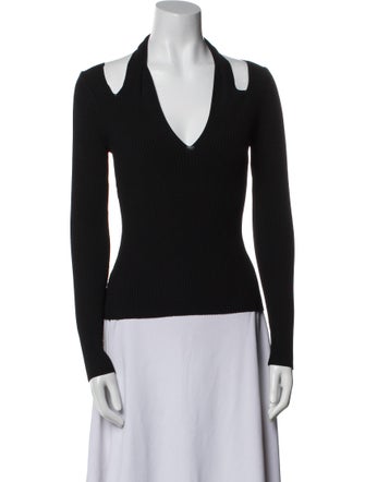 A.L.C. V-Neck Long Sleeve Top