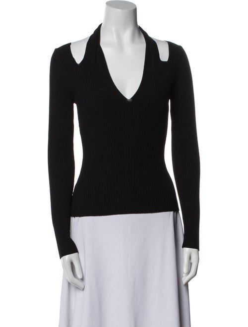 A.L.C. V-Neck Long Sleeve Top