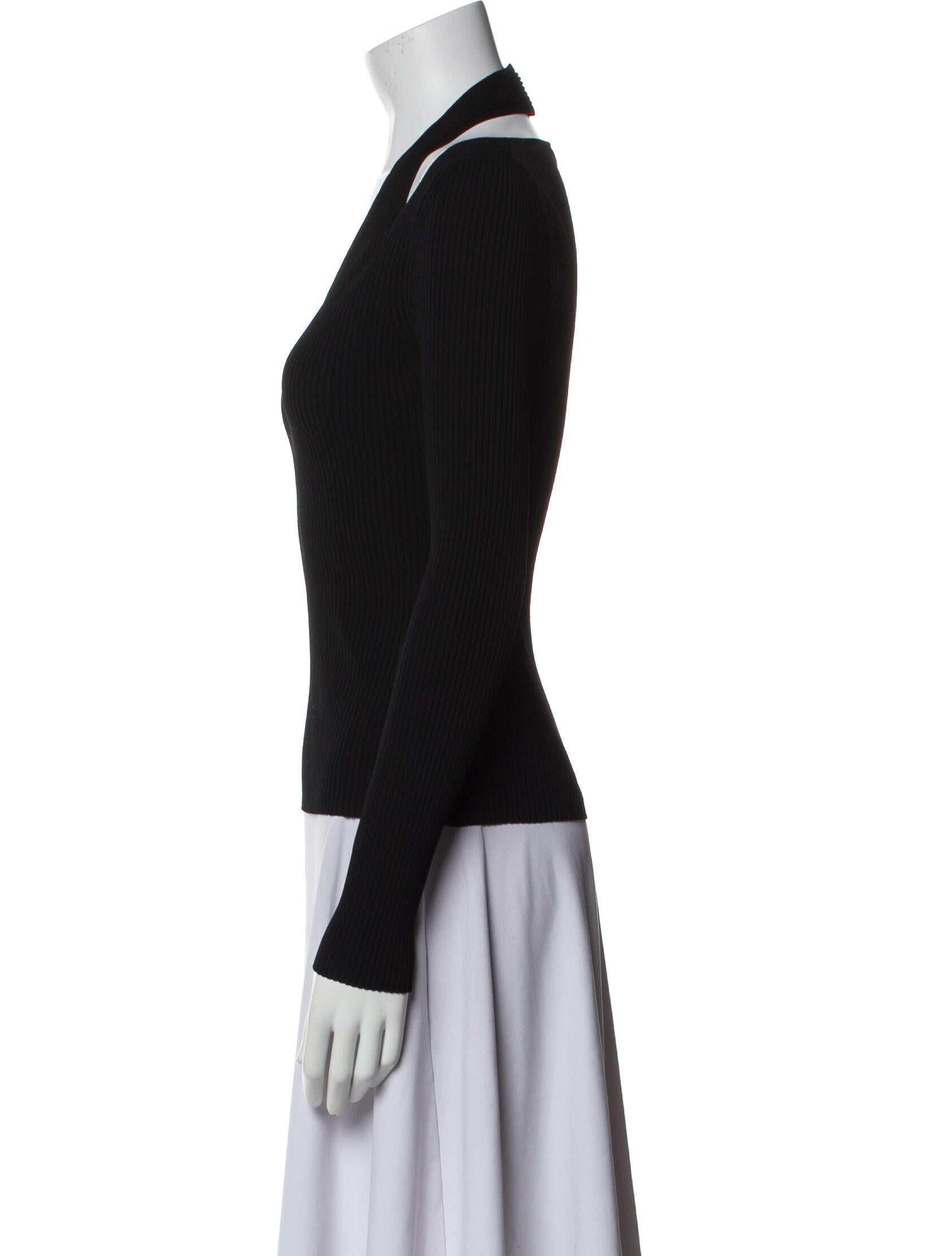 A.L.C. V-Neck Long Sleeve Top