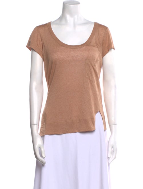 A.L.C. Silk Scoop Neck T-Shirt