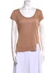 A.L.C. Silk Scoop Neck T-Shirt
