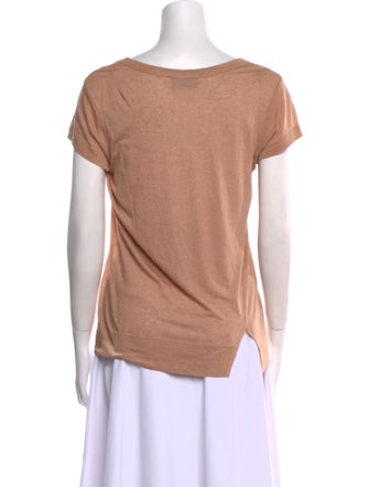 A.L.C. Silk Scoop Neck T-Shirt