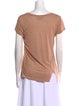 A.L.C. Silk Scoop Neck T-Shirt