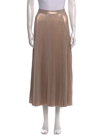 A.L.C. Pleated Accents Midi Length Skirt