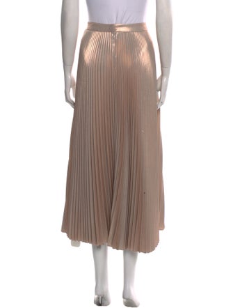 A.L.C. Pleated Accents Midi Length Skirt