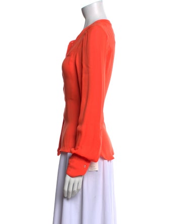 A.L.C. Silk V-Neck Blouse