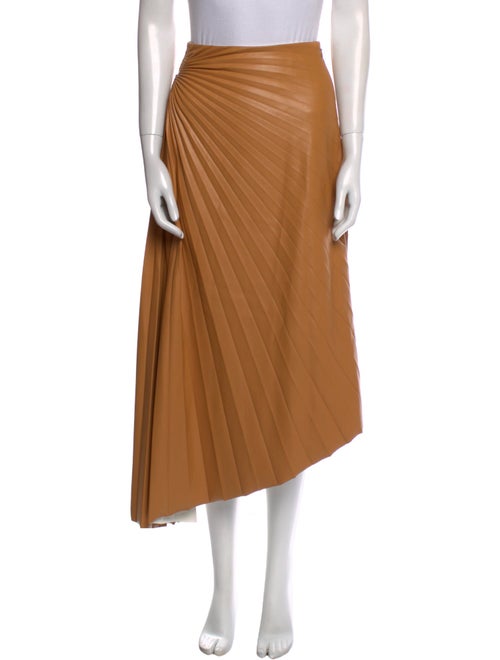A.L.C. Pleated Accents Midi Length Skirt
