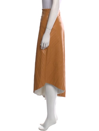 A.L.C. Pleated Accents Midi Length Skirt