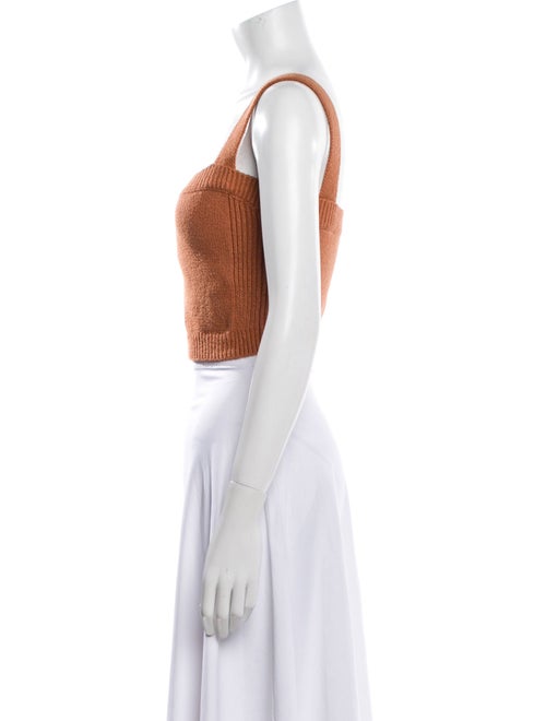 A.L.C. Square Neckline Sleeveless Crop Top