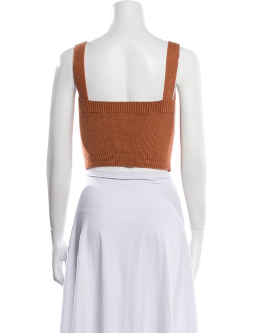 A.L.C. Square Neckline Sleeveless Crop Top