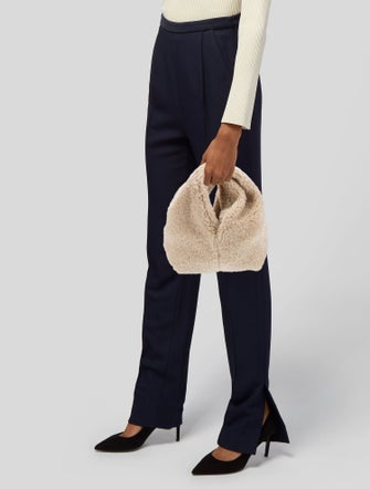 A.L.C. Faux Fur Top Handle Bag